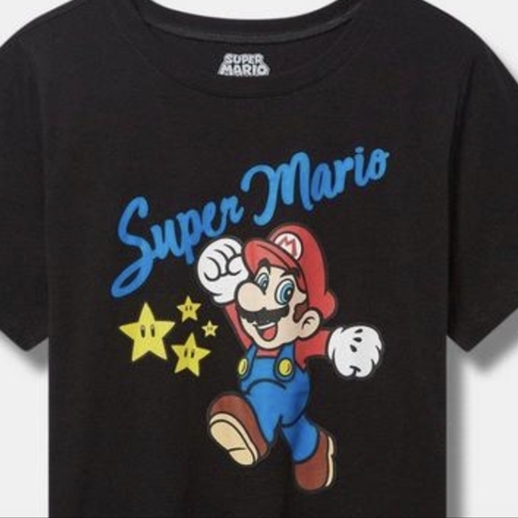 Torrid Nintendo Super Mario Classic Fit Crew Tee Shirt Size 0x L/XL - Picture 10 of 10